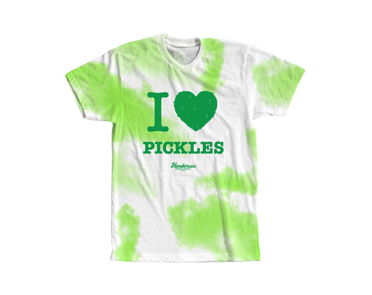 'I Heart Pickles' Tie Dye T-shirt